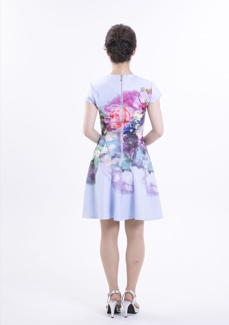 TED BAKERの花柄フィットフレアワンピース 1,1,1 