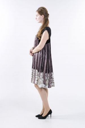 TSUMORI CHISATOの異素材サロペットドレス